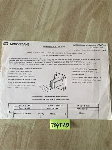 Note technique 1978 - note,