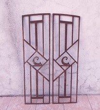 Paire de grilles  en fer