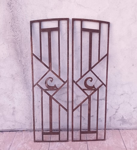 Paire grilles en fer - paire,