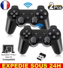 ✅ 2 Manettes Jeu Sans Fil USB 2.4GHZ Manette  pour PC Android TV PC BOX Vidéo