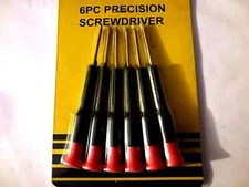 6 tournevis torx de précision