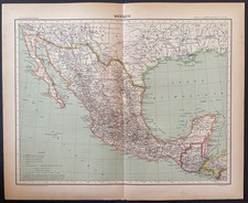 Mexique Carte géographique de