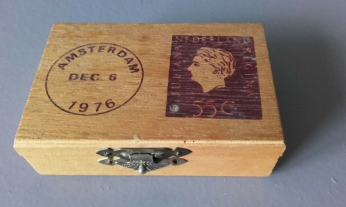 Ancienne boite timbres en - ancienne,