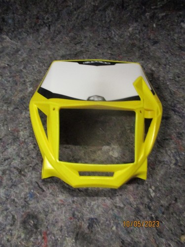 Plaque phare nue jaune neuve - plaque,