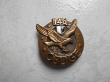 Insigne  146° RIF régiment infanterie forteresse  Ligne Maginot 1939 Fab AB