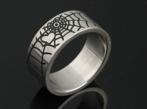 Bague anneau femme - bague, acier