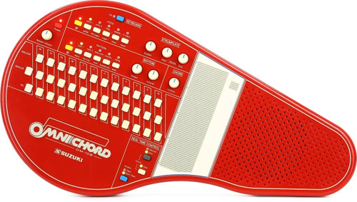 Suzuki omnichord 108 red - omnichord,