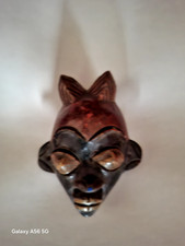 Petit masque africain en terre cuite hauteur 9 cm