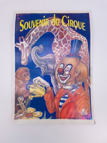 Affiche souvenir cirque - affiche, du