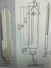 2x Ébauche de Clef Convient