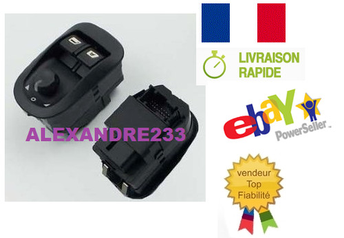 Bouton leve vitre peugeot 206 - leve,