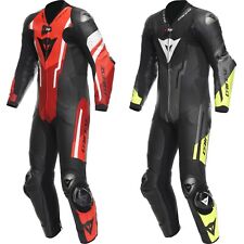 Dainese Misano 3 D-Air® (Perforé) Combinaison Cuir Moto Airbag Pour Homme