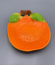 Plat vintage fruit orange en