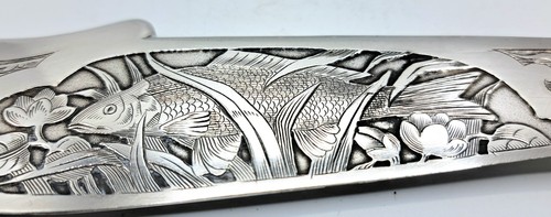 Couvert service poisson argent - poisson,