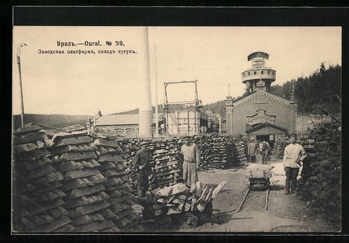 Carte postale slatoust haut - slatoust,,