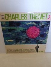 RARE LP 33T CHARLES TRENET VOLUME 2 FRENCH 1967 PRESS  LANGUETTE EX+ NM