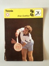 CARTE EDITIONS RENCONTRE 1979 / TENNIS - BRIAN GOTTFRIED