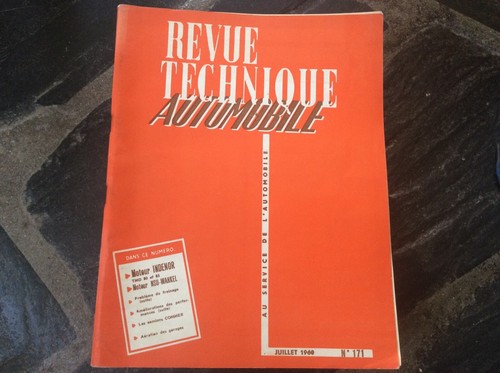 Ancienne revue technique - ,