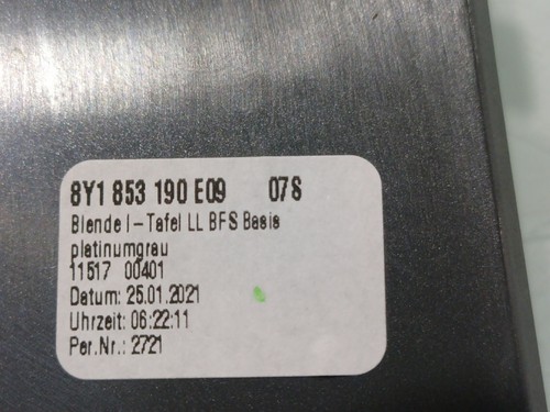 8y1853190 moulure audi - 8y1853190,