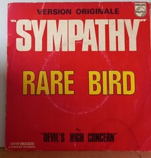 Disque vinyle 45 tours Rare Bird : Sympathy / Devil's High Concern