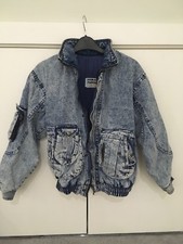Veste en jean bleu femme