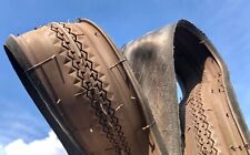 Pneu À Talon Marron 28 X 1 1/2 Chapeau De Gendarme Vélo Ancien