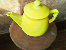 Petite théière jaune citron vintage 1950.