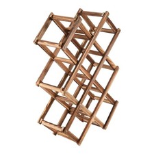 Support À Vin En Bois Rouge