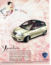 PUBLICITE ADVERTISING 125  2007   LANCIA Ypsilon  toit ouvrant panoramique