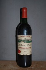 Vin grand cru classé Chateau Pavie 1989 SAINT EMILION  Bordeaux  75cl