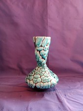 PETIT VASE  céramique ,FAT LAVA  ,ECUME des MERS    VALLAURIS    1960