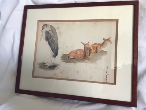 Peinture tableau ancien - peinture,