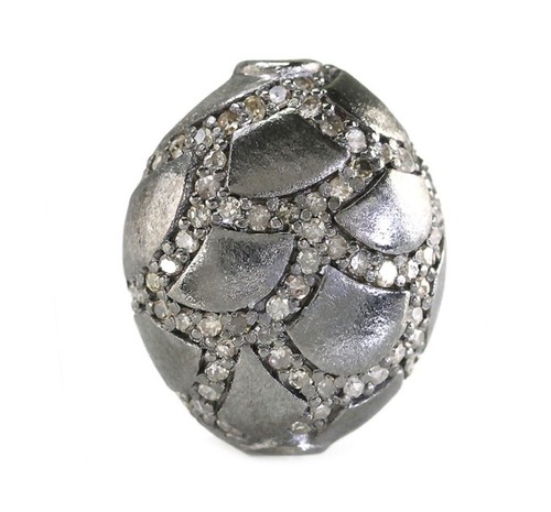 Diamant perles pave 925 - diamant, argent