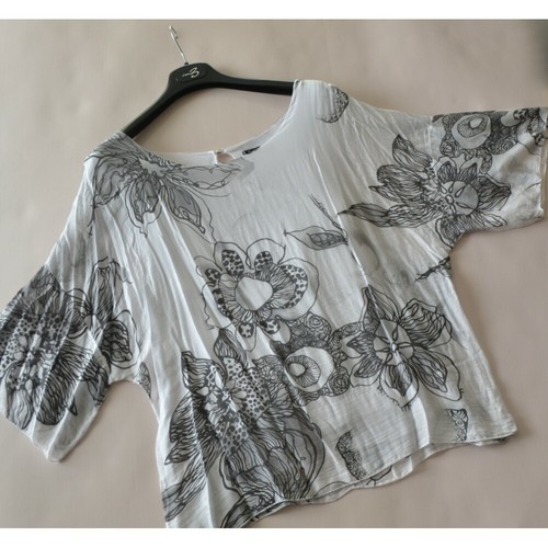 Chemisier floral 46 - tg.44/46, soie