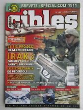 CIBLES N° 412 /SIG PRO 2022/pistolet an IX de Pedersoli/Kahr PM9 et PM 40/MAS 49