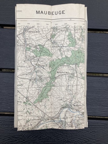 Carte état major maubeuge - carte,