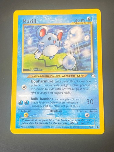Carte pokemon marill - marill, fr
