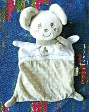 FP/ DOUDOU PLAT LEO LE CHAT  MIMI LA SOURIS BLANC GRIS BEIGE COEUR ECHARPE TTBE