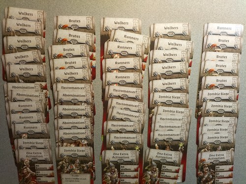 Zombie english cards lot - cards, lot/