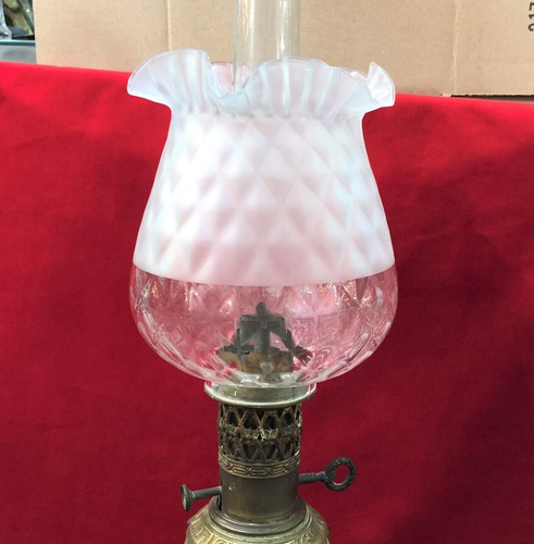 Ancienne tulipe lampe - ancienne, à