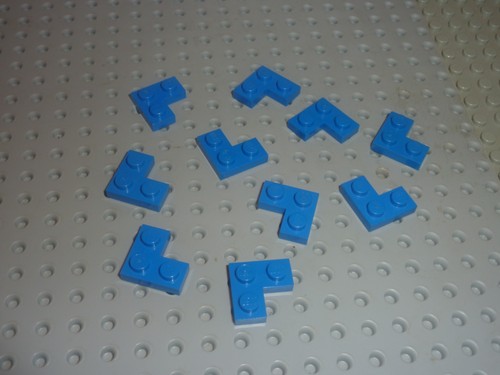 Plaques bleu lego - 10,