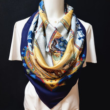 RARE VINTAGE foulard en soie