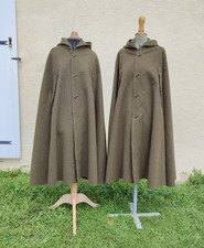 Manteau à capuchon modèle 1935 armée française 1940 taille M reproduction narvik