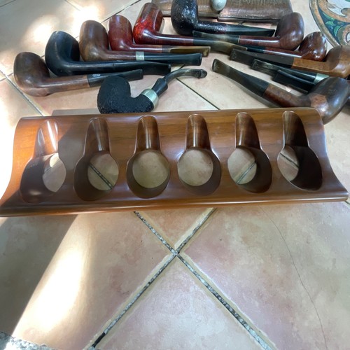 Support pour pipes bois - support,