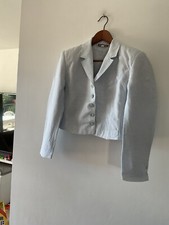 Spencer Femme En  Lin Bleu