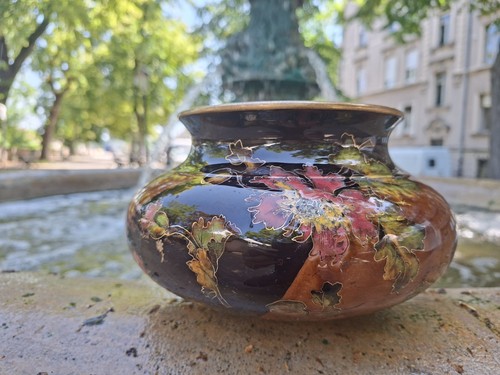 Lunéville vase pansu art - kg,