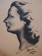 Joli Dessin Au Fusain Visage