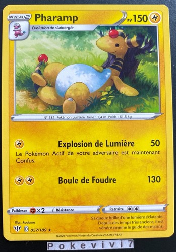 Carte pokemon pharamp 057 - pokemon,