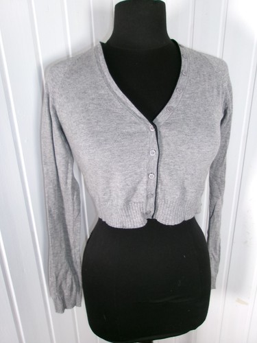Crop top pull bouton - , gilet