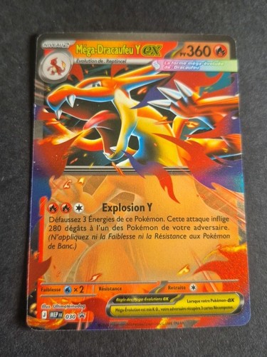 Carte pokemon méga - carte, dracaufeu